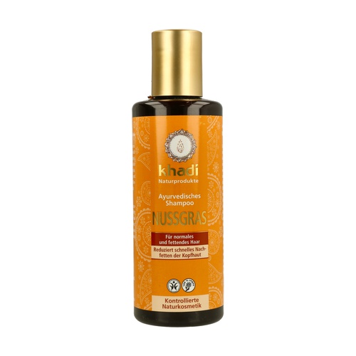 khadi nutgrass szampon do włosów przetłuszczających się 210 ml