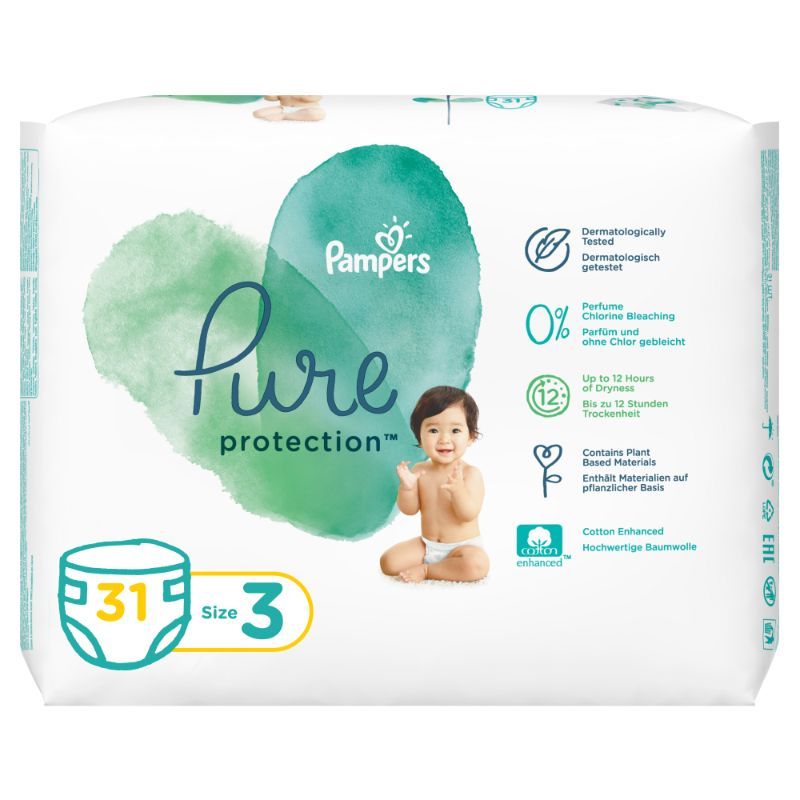 pampers pure pieluchy