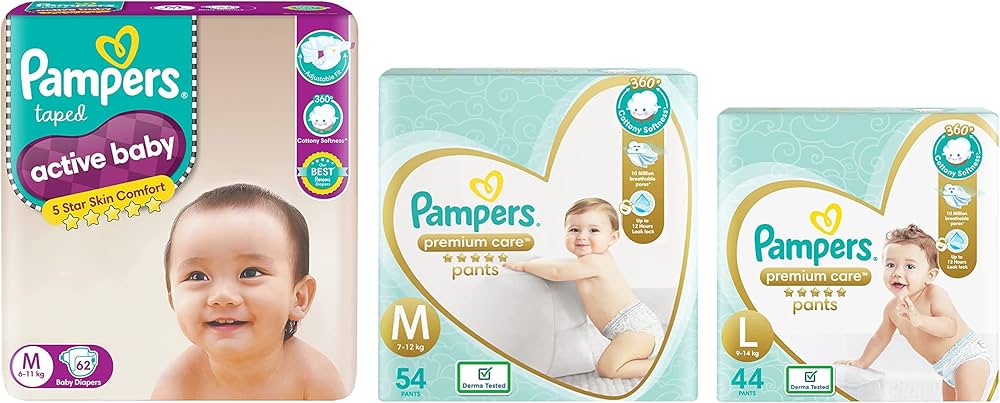 pampers active baby 3 a premium care 3