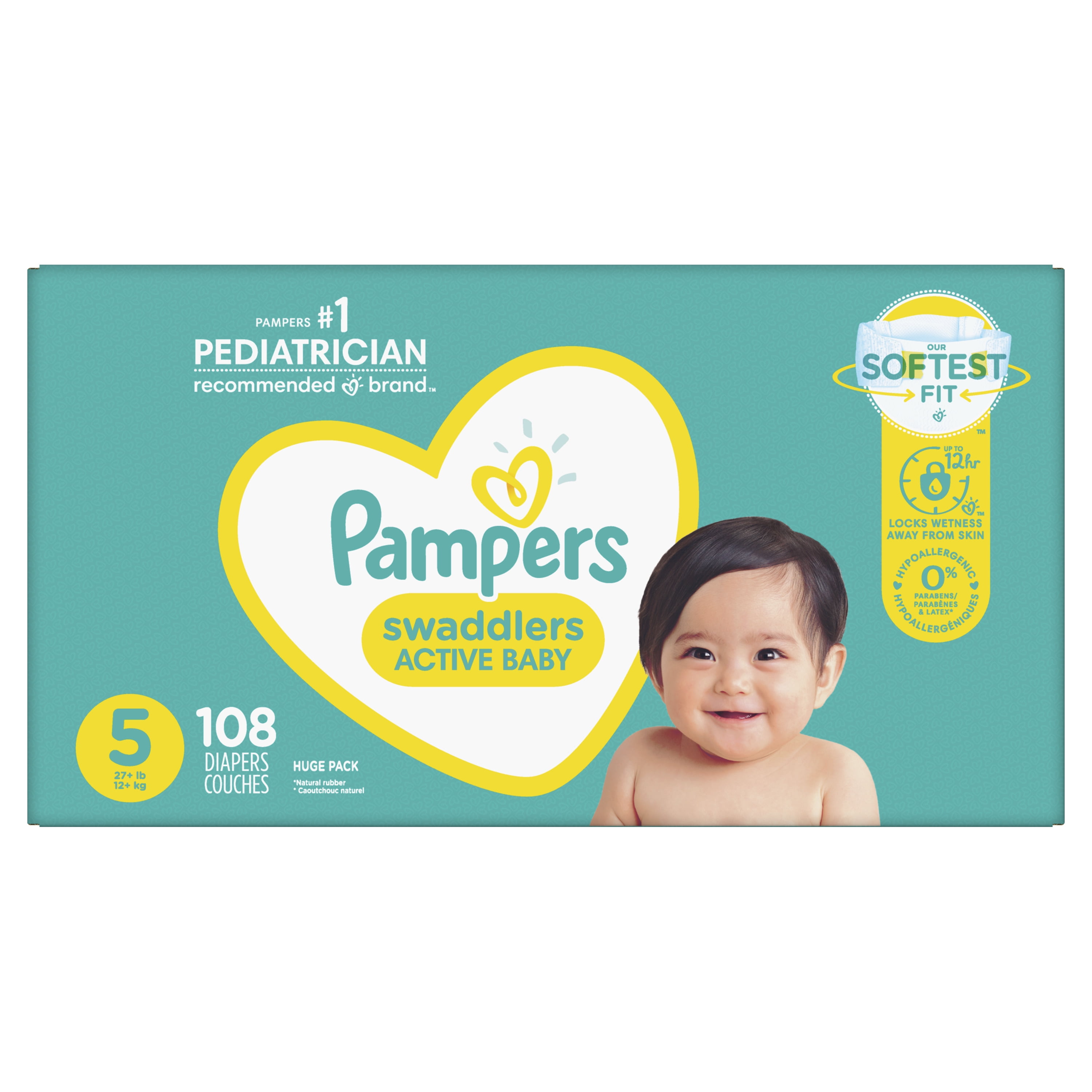 pampers swaddlers size 5