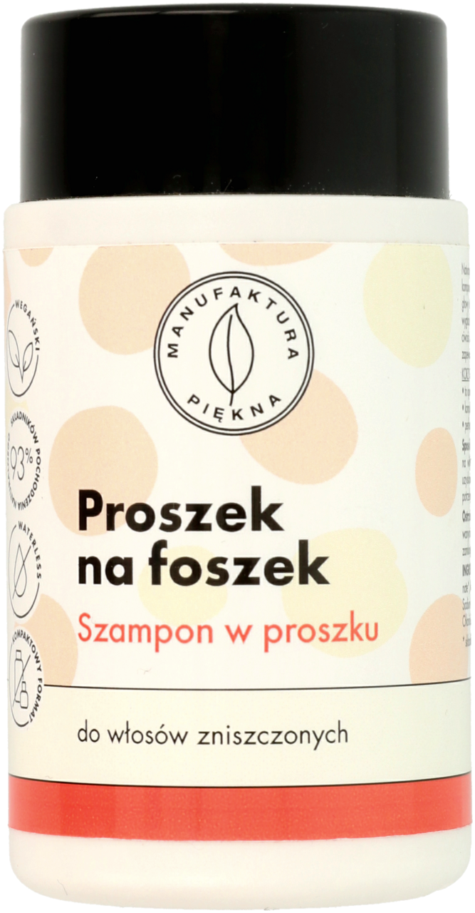 suchy szampon do włosów w proszku