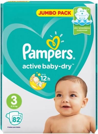 pampers active baby-dry 3 wskaźnik