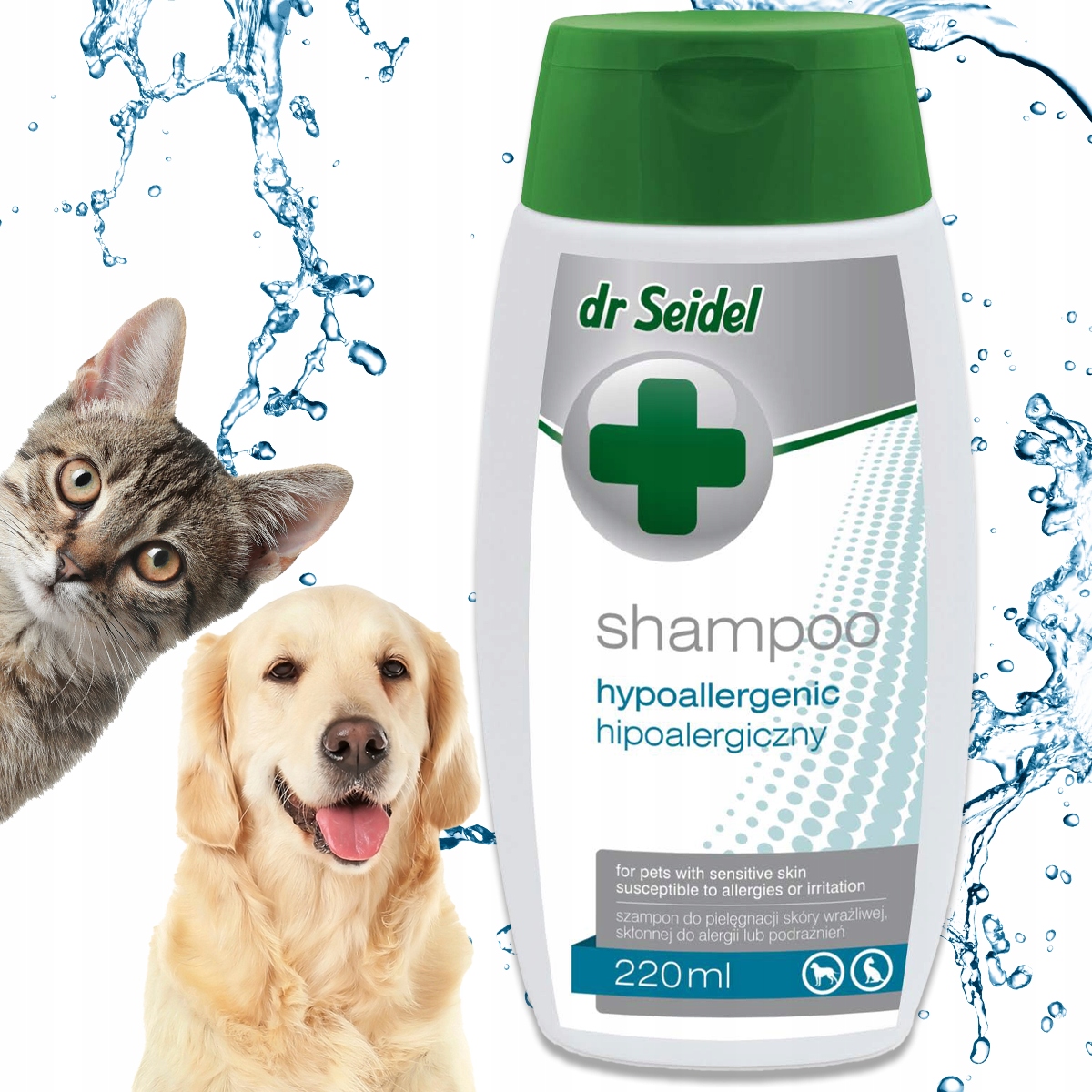 szampon dla kotów zmniejszając alergie