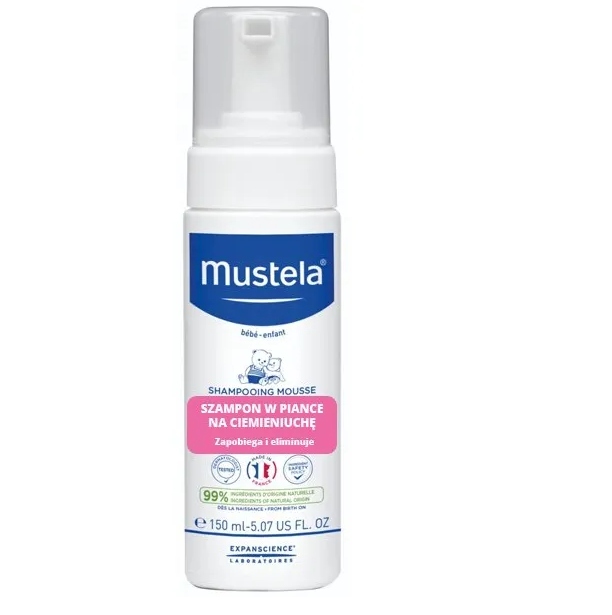 mustela szampon w piance