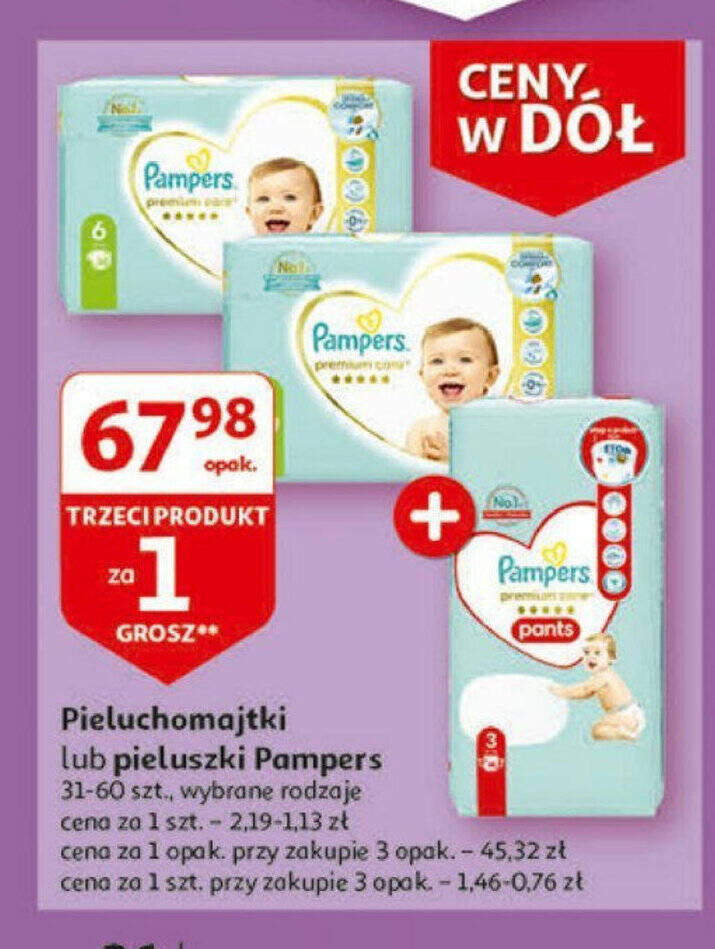 auchan promocje pampers