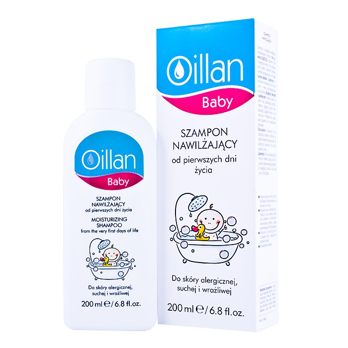 oillan baby szampon nawilżający 200 ml