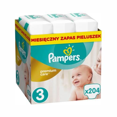 pamper premium care 3 204szt