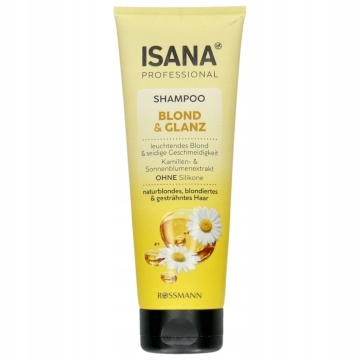 isana professional odżywka do włosów połysk koloru blond 200 ml