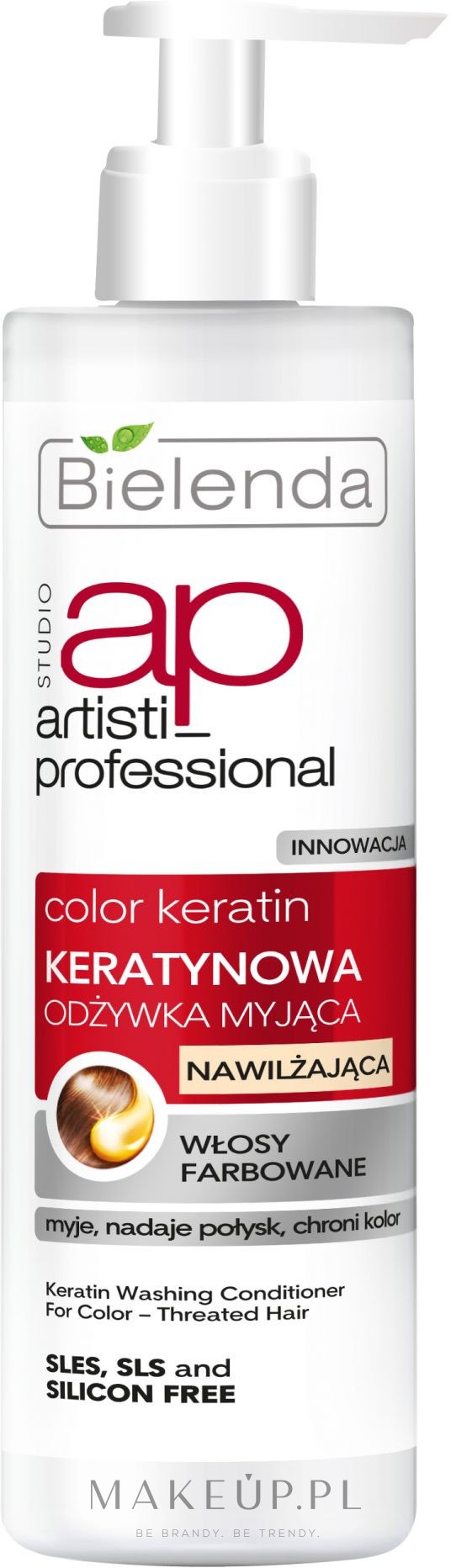 artisti professional color keratin keratynowa odżywka do włosów farbowanych cena