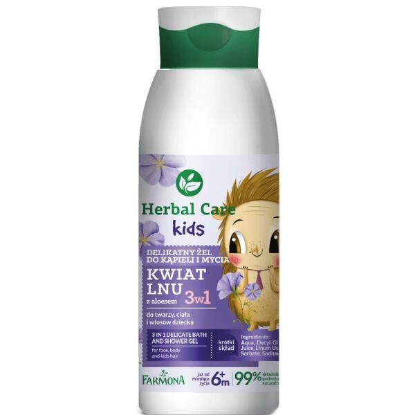 szampon herbal care aloes i kwiat lnu