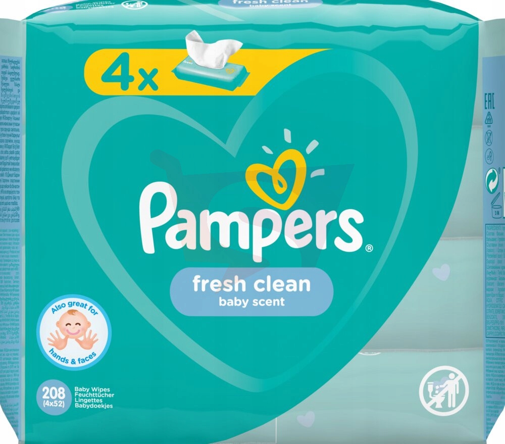 chusteczki pampers fresh clean allegro