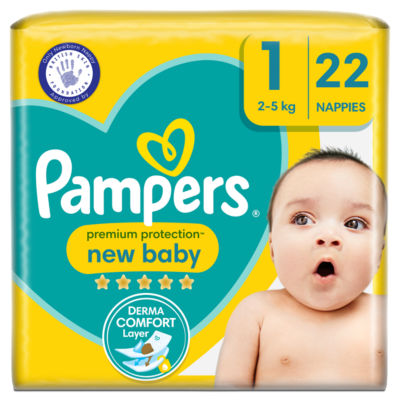 pampers premium protection 1 22 sztuki