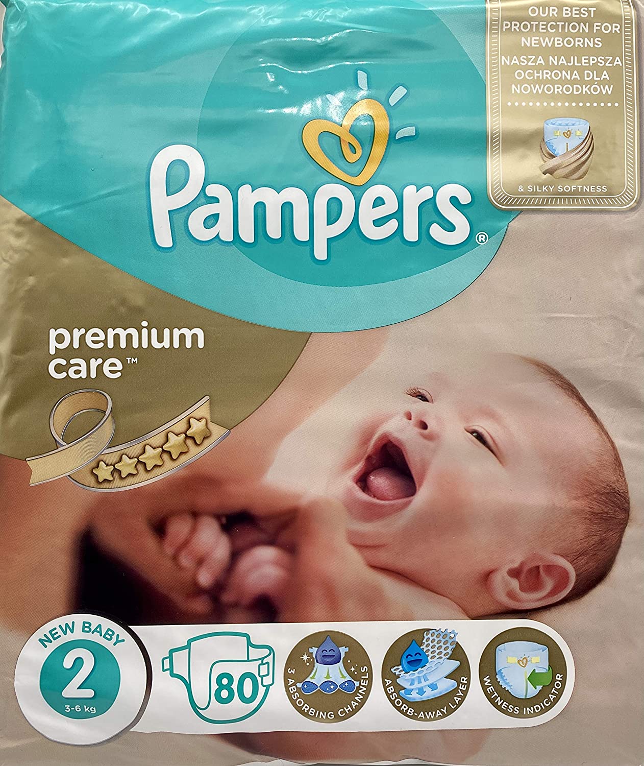 pampers premium care 2 80 szt