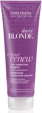 sheer blonde szampon korygujący kolor colour renew