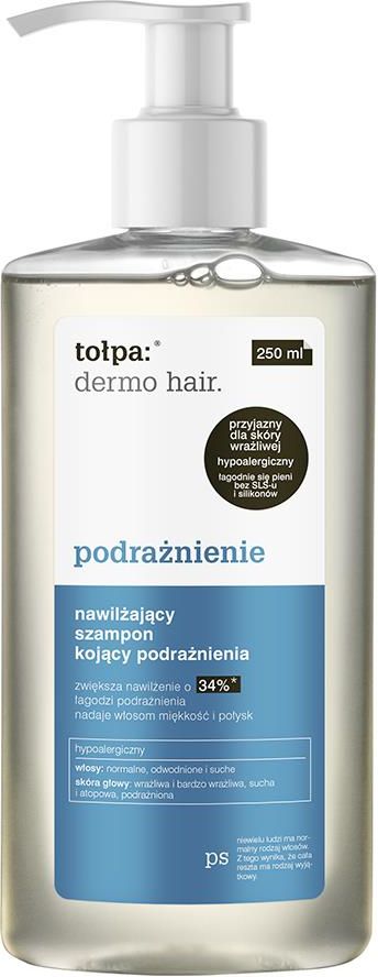 tołpa dermo hair nawilżający szampon kojący podrażnienia