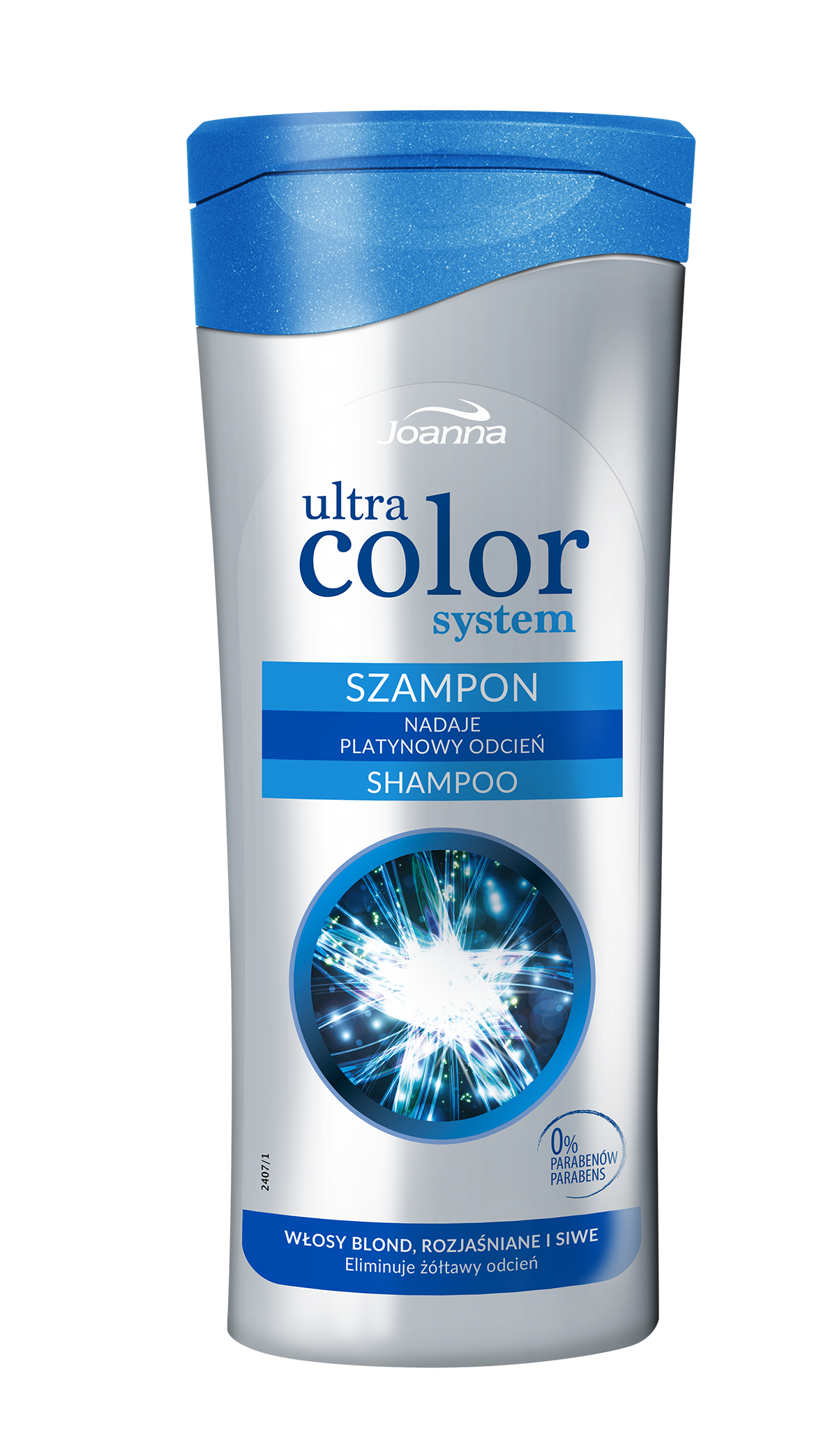 niebieski szampon joanna