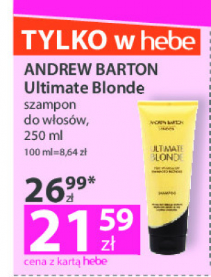 szampon andrew barton ultimate blonde opinie