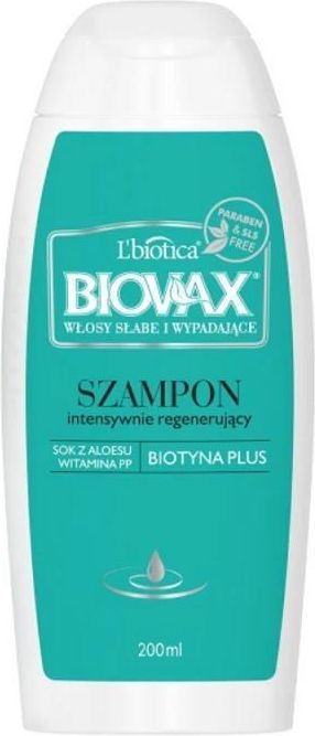 lbiotica biovax weak hair szampon odżywczy włosy słabe