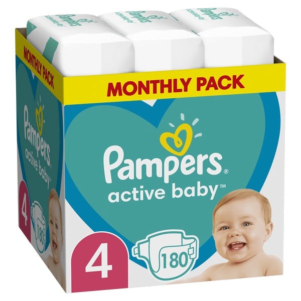 pampers active fit 4 monatspack