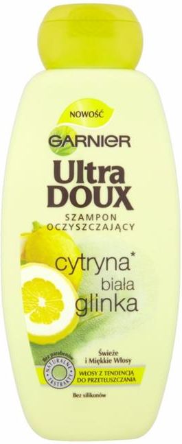 sprzedam szampon garnier ultra doux biała glinka i cytryna opinie