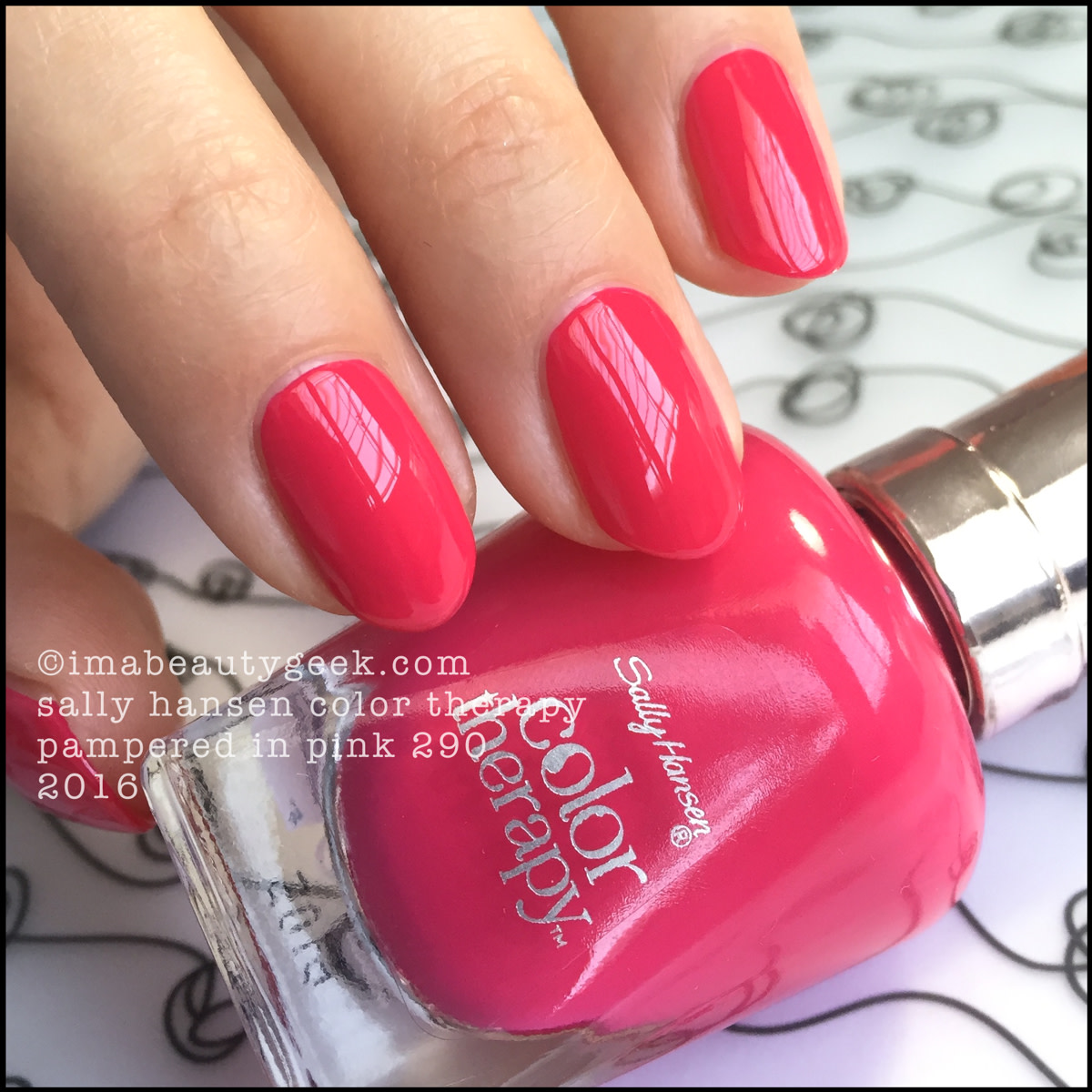 sally hansen color therapy pampered pink