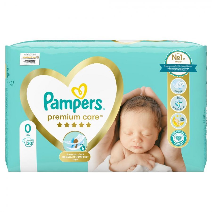 pampers premium care pieluchy 1 newborn 2 mini 222 szt