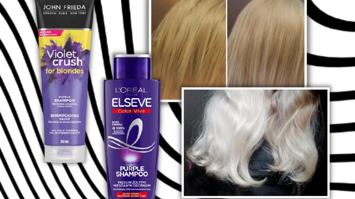 rossman silver szampon fioletowy do włosów blond
