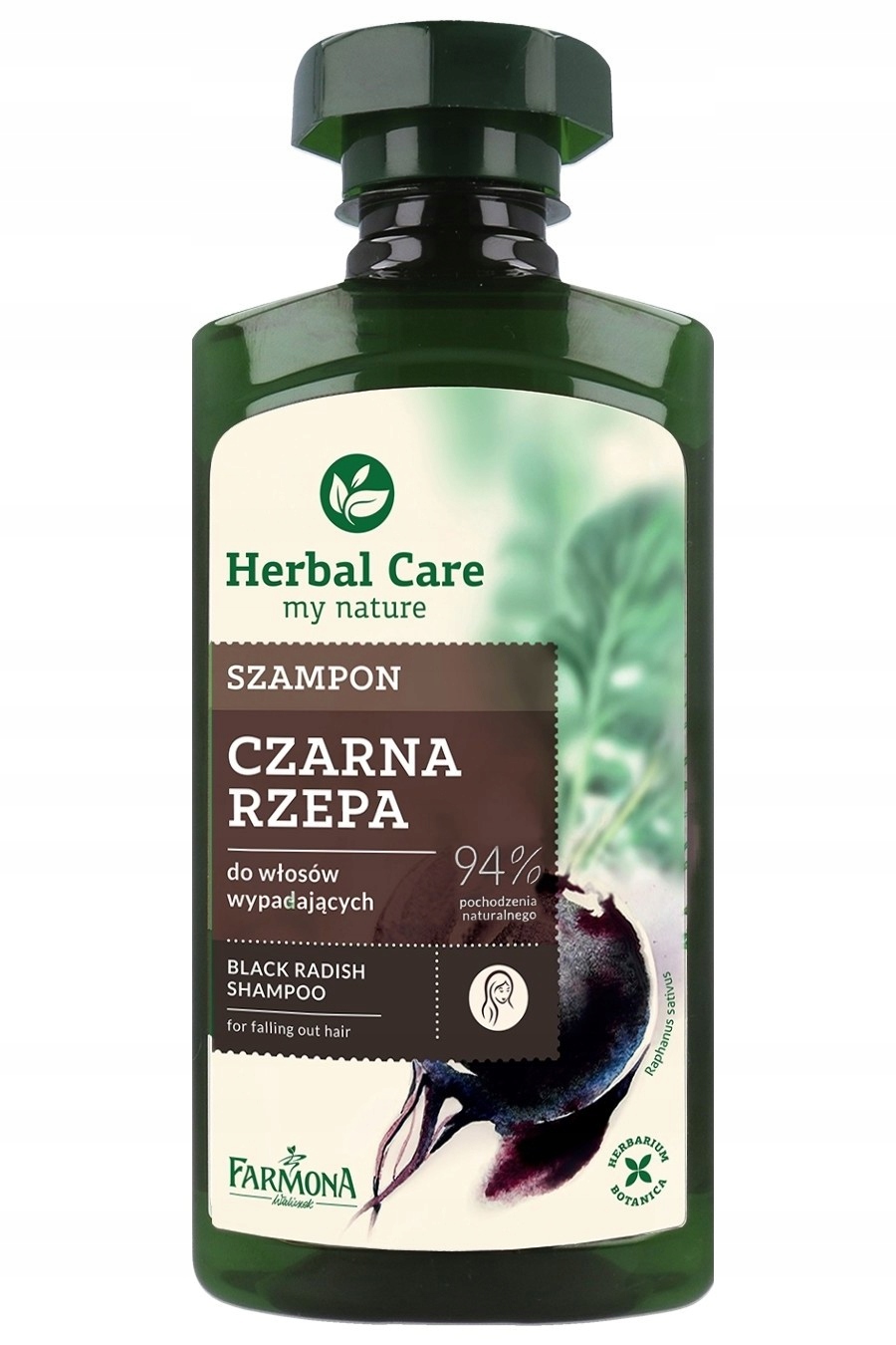 czy szampon czarna rzepa z herbal care ma silikon