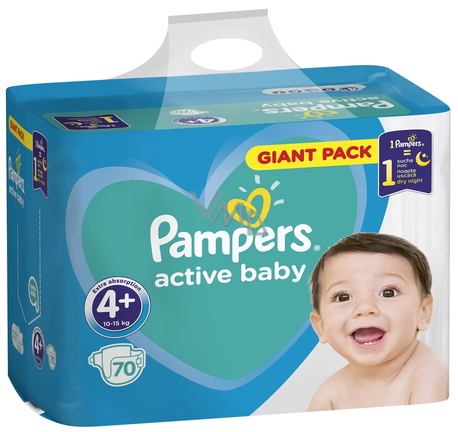 pampers giant pack size 4