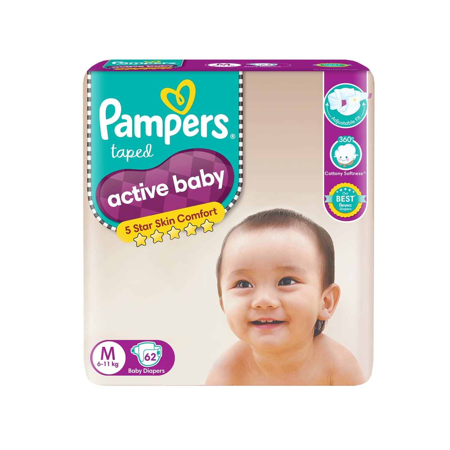 pampers active baby dipapers