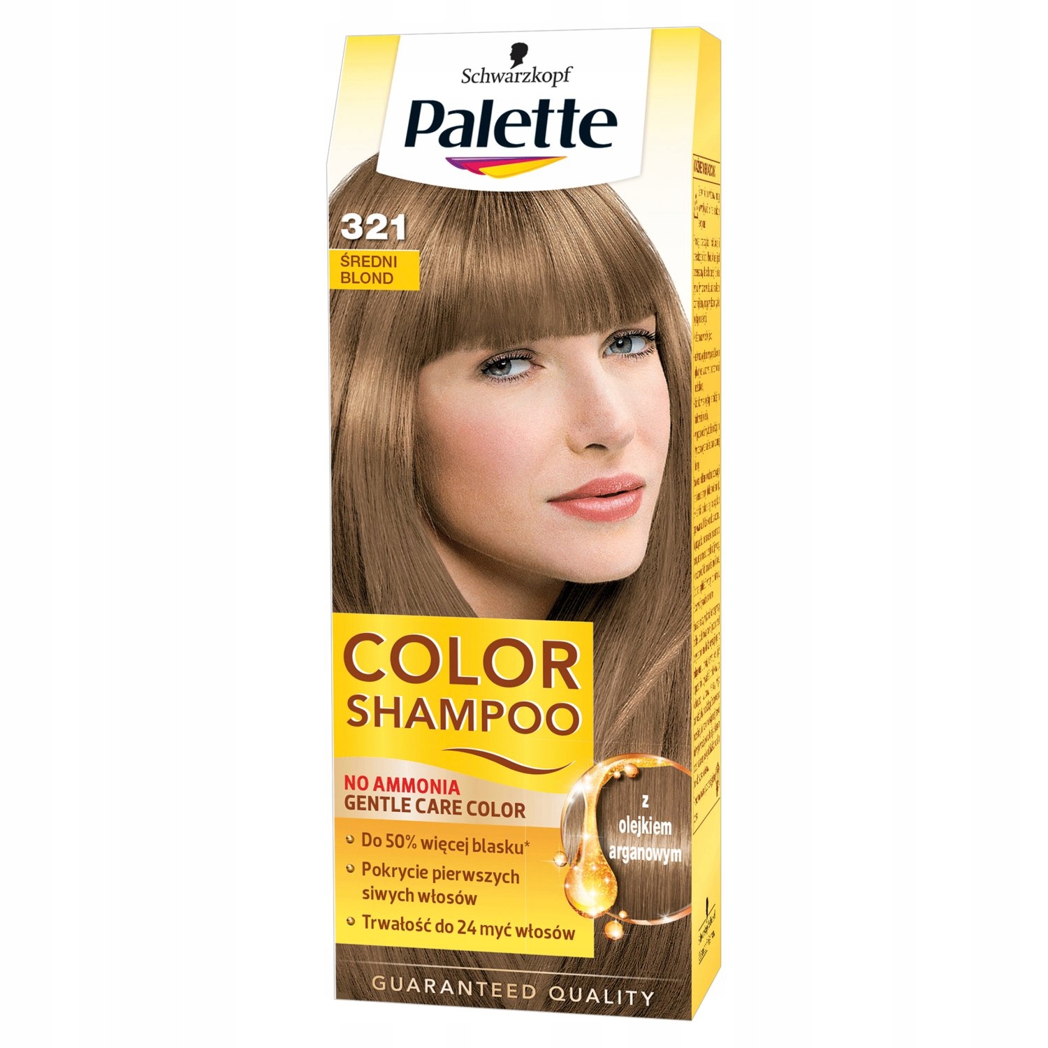 palette szampon koloryzujący średni blond