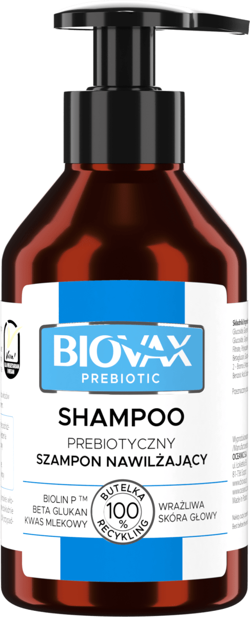 biowax szampon dla włosów suchych 400ml doz