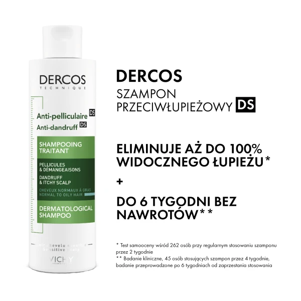 vichy dercos anti-dandruff szampon przeciwłupieżowy 390ml apteka