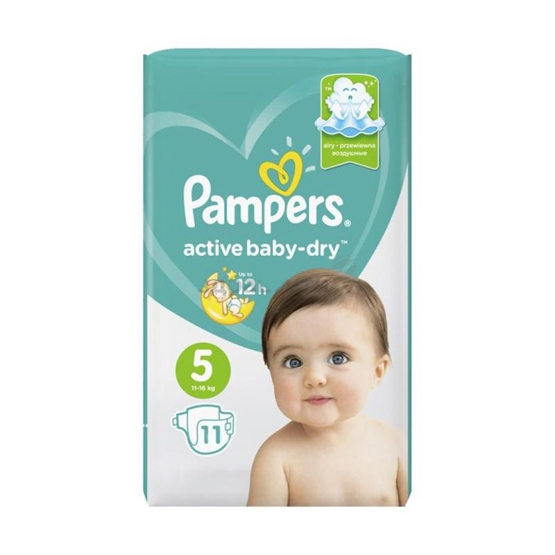 activ baby dry pampers 5+