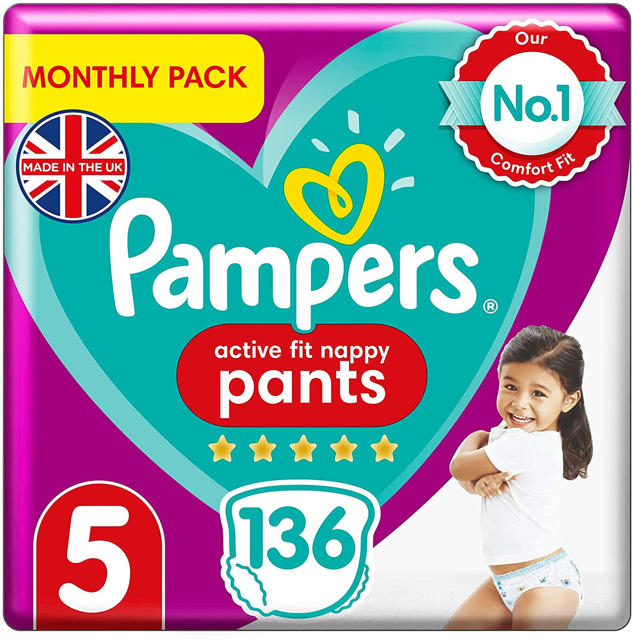 active fit pampers 5