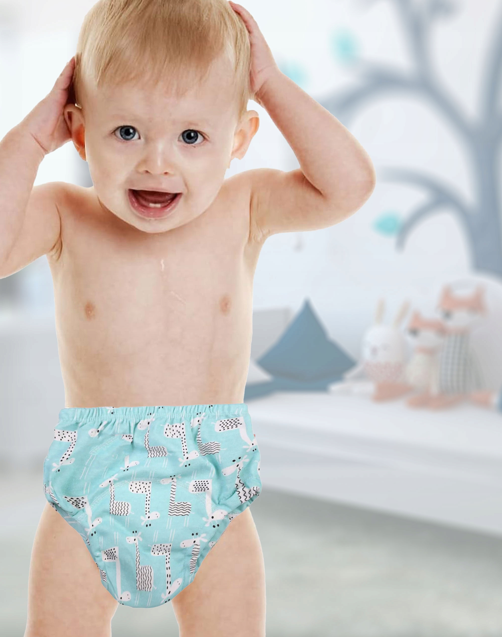 frotowe majtki na pieluchy dla niemowląt