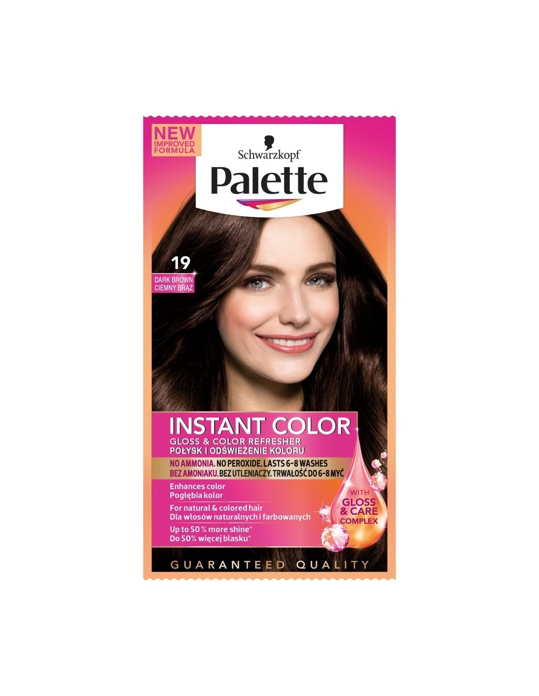 szampon koloryzujący platynowy blond palette instant