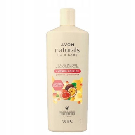 avon naturals szampon grejfut i marakuja