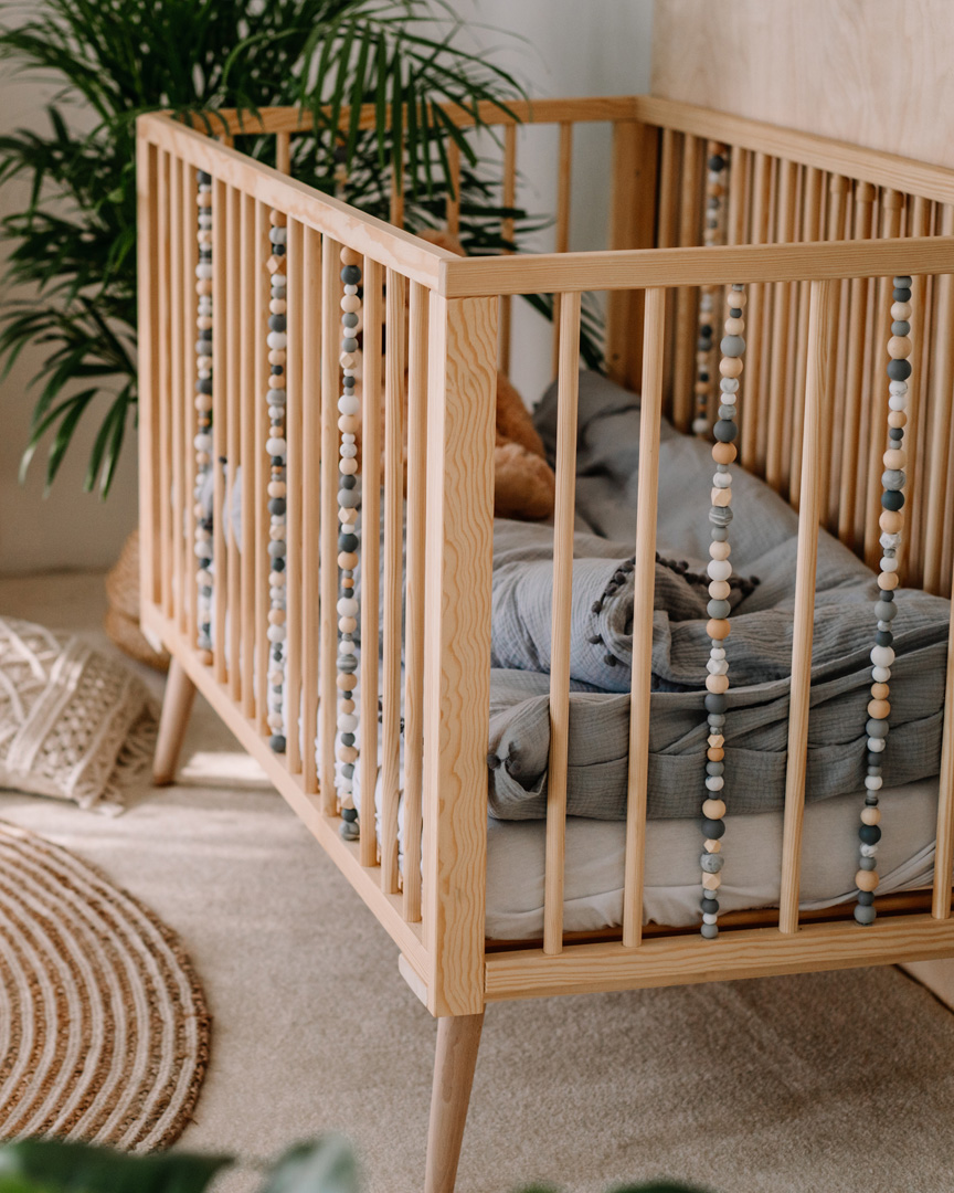 Drewniane łóżeczko dziecięce Kidstoy