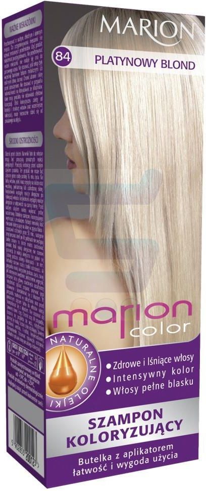 marion color 84 platynowy blond szampon koloryzujący do 24 myć