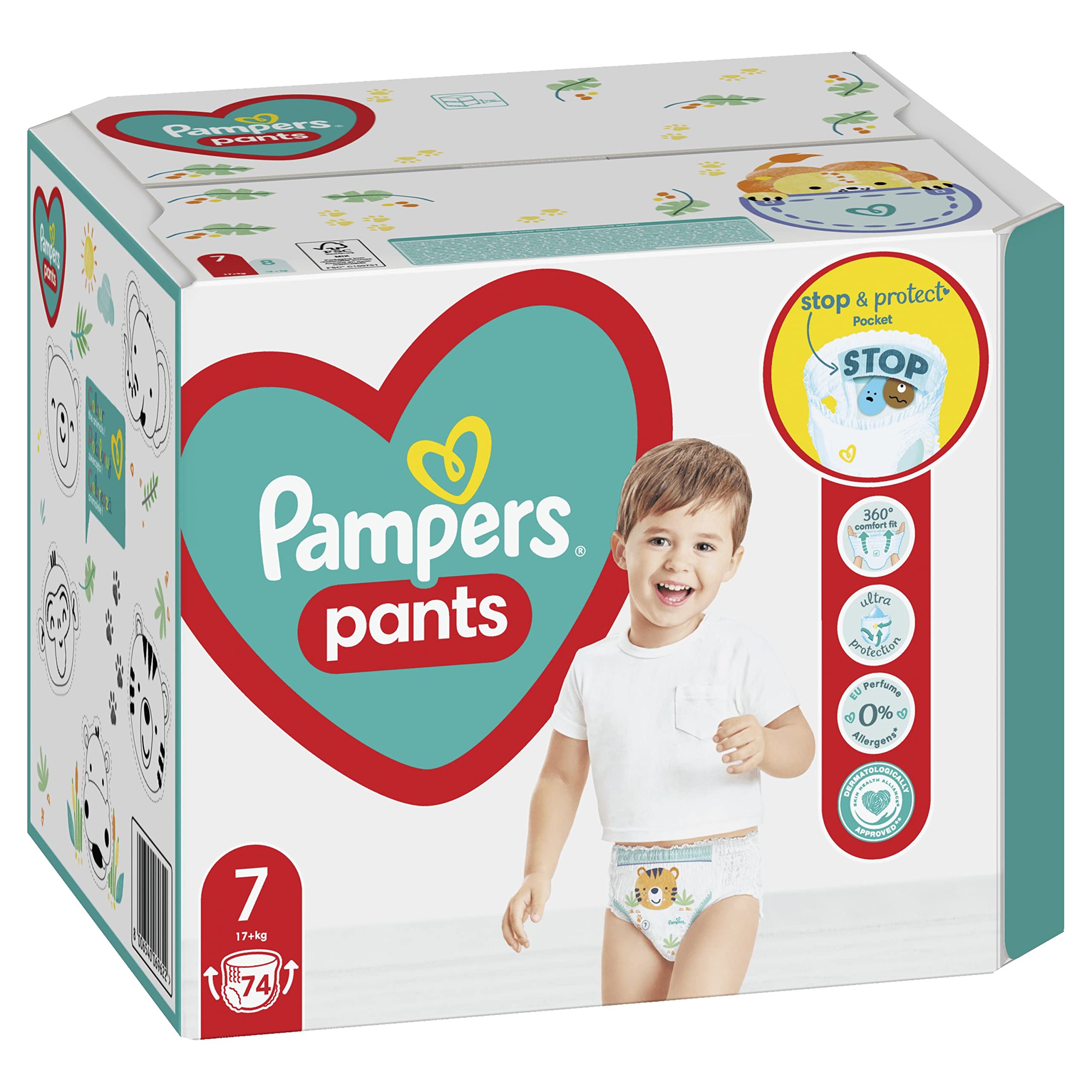 pampers pants rozmiar 7