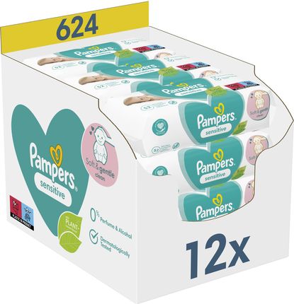 pampers chusteczki mokre 64 szt ceneo