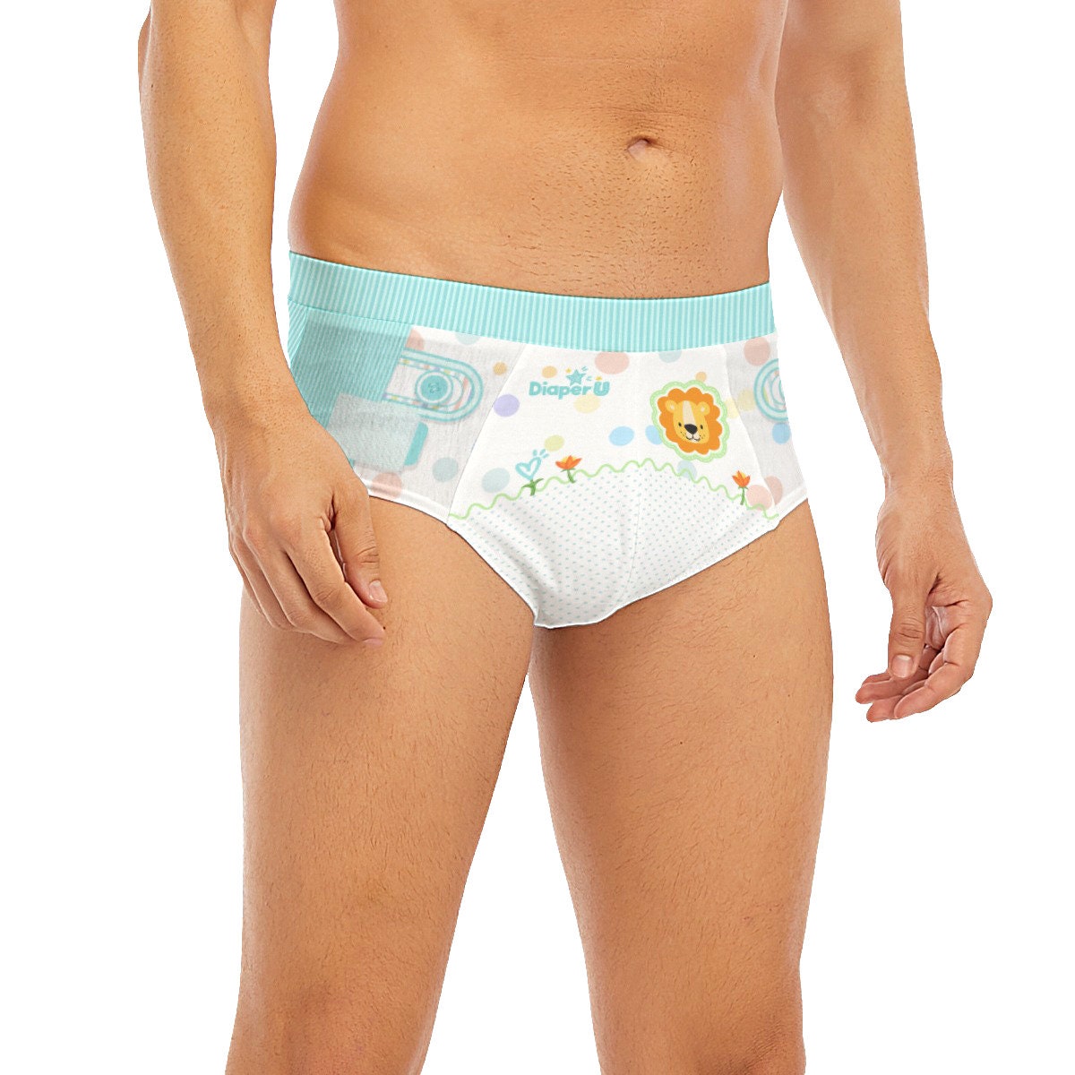 afult in a pampers