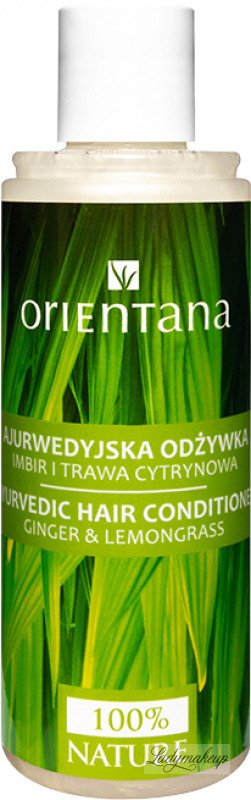 ajurwedyjska odżywka do włosów imbir i trawa cytrynowa