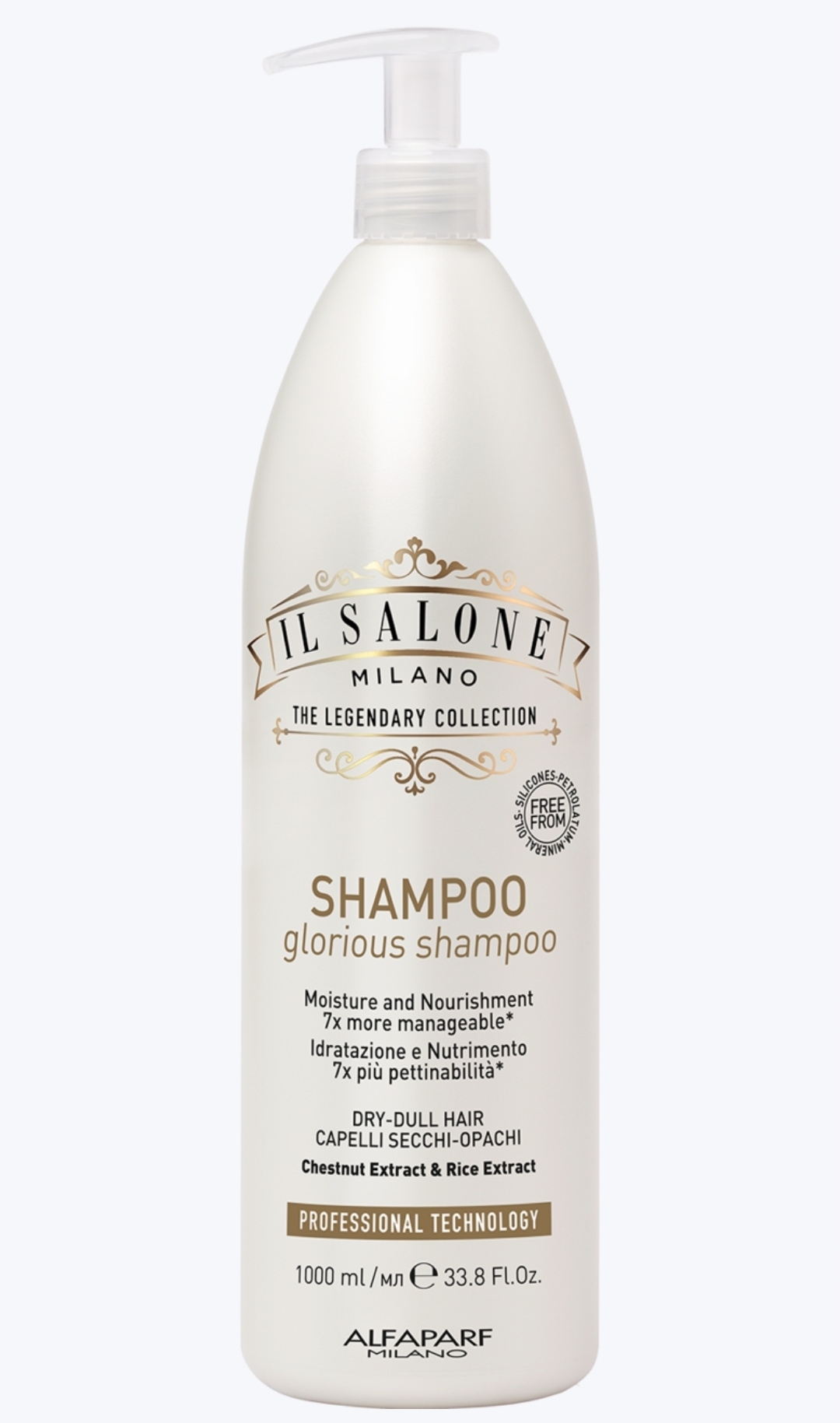alfaparf il salone glorious szampon do włosów suchych i zniszczonych