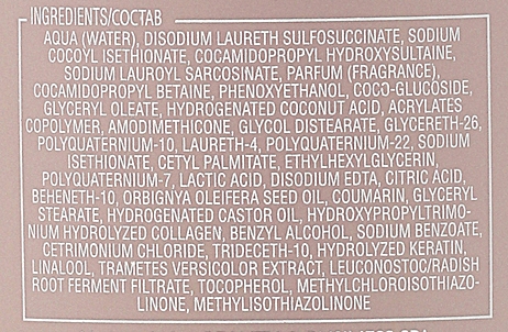 alfaparf keratin therapy lisse design szampon skład