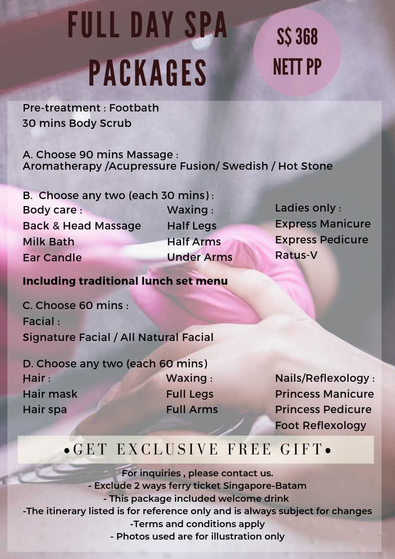 all day pamper package