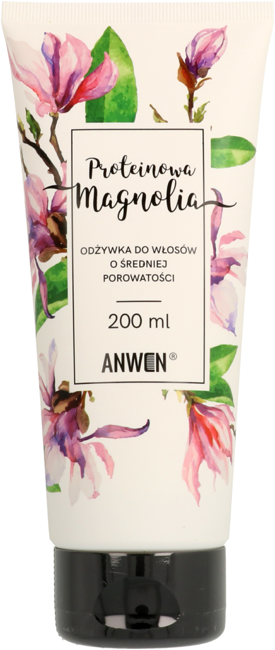 anwen odżywka proteinowa magnolia do włosów o średniej porowatości