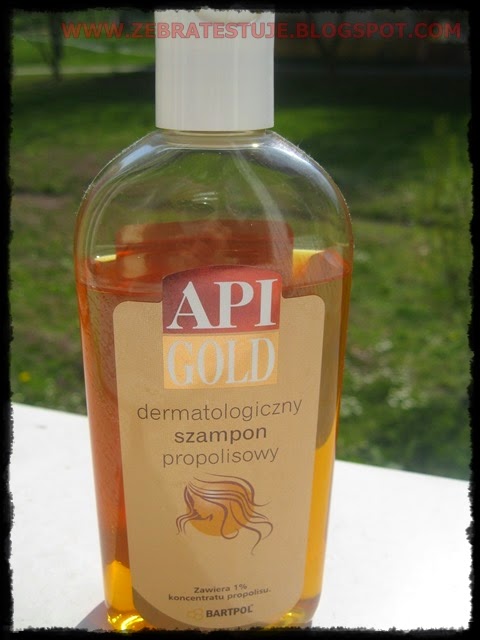 api-gold dermatologiczny szampon propolisowy