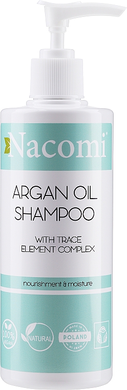 arganowy szampon do włosów nacomi